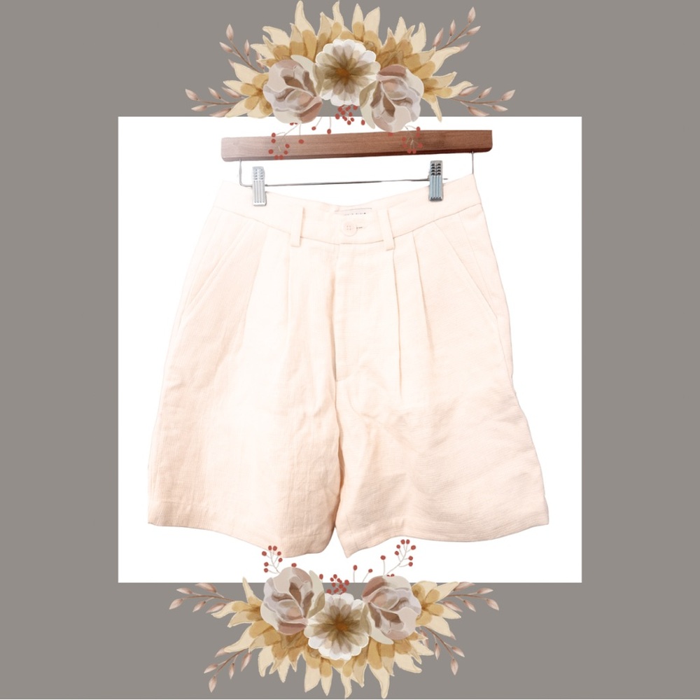 Anine Bing Elegant Cream Women's Shorts